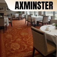 Tapis Axminster Oriental Jacquard 80% Laine 20% Nylon, Moquette Mur à Mur pour Chambre d'Hôtel et Salon