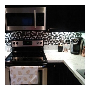 Hexagon Aluminum <strong>Kitchen</strong> Backsplash Decor <strong>Tile</strong> Backsplash Peel <strong>Stick</strong> - Product Image 6