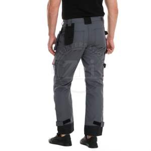 Pantalon de travail décontracté multi-poches, norme ANSI classe 1, norme EN ISO 20471 classe 2, bandes réfléchissantes, LED clignotante, respirant, coupe-vent, vêtements de plein air - Product Image 5
