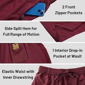 Pantalones Cortos Deportivos para Hombre, de Secado Rápido, con Cordón, 100% Poliéster, para Entrenamiento de Baloncesto, Marca Privada, MOQ Bajo, Nuevo - Product Image 5