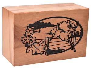 กล่องเผาศพไม้บีชสําหรับเถ้ามนุษย์ Dear Tree โกศส่วนบุคคลสําหรับสัตว์เลี้ยงงานฝังมือ - Product Image 2