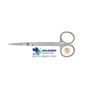 Ciseaux à iris à usage unique de 7,5 cm en acier inoxydable, instruments chirurgicaux manuels, base de l'alimentation électrique HMS-IRS-7.5 Classe II - Product Image 1