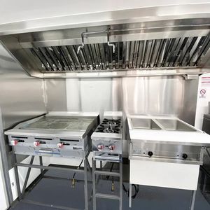 Remolque de comida callejera personalizable, carrito de helado móvil rápido con equipo de horneado para aperitivos, perritos calientes, dulces, patatas fritas hechas de aluminio - Product Image 6