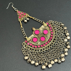 Contemporary Tribal Afghan Women's Costume <b>Set</b> <b>Crystal</b> Rhinestone Bold Statement Design Stainless Steel Jewelry Customized for - Product Image 6