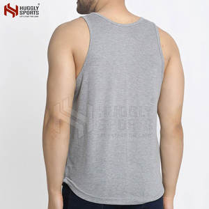 Camiseta sin mangas para hombre más vendida 2025 informal de punto transpirable y ligero precio barato para adultos - Product Image 3