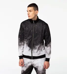 Ensemble de survêtement décontracté uni tendance pour sublimation OEM, streetwear personnalisé, marque privée, toucher doux, tenue lifestyle branchée - Product Image 3