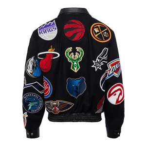 Haute qualité hommes Chenille broderie cuir manches personnalisé Baseball Bomber Letterman Varsity veste - Product Image 4