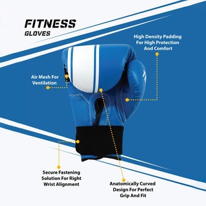 Gants de boxe personnalisés 2026 de haute qualité, respirants, anti-humidité, avec sangle de poignet réglable - Product Image 4