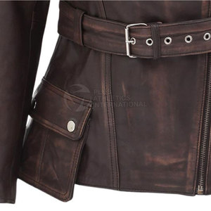 Chaqueta de Cuero para Mujer, Nueva Moda, 100% Cuero Genuino, Precio de Mayoreo, Hecha en Pakistán - Product Image 5
