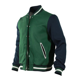 Vestes universitaires pour homme en toile, décontractées, imperméables, service OEM, logo frontal, faible MOQ, respirantes - Product Image 5