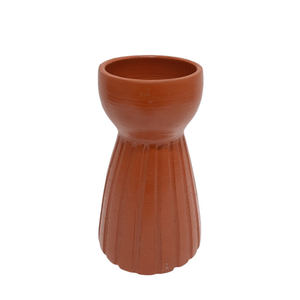 Portavelas de Pilar de Diseño Moderno Hecho de Arcilla, Color Terracota, para Decoración del Hogar y Restaurantes - Product Image 1