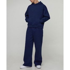 Survêtement décontracté pour hommes, ensemble 2 pièces de meilleure qualité, nouveaux survêtements en molleton de coton à la mode - Product Image 4