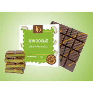 Chocolate de Dubái Barato con Cacahuetes al por Mayor, Chocolate Frito Duro Gourmet Salado - Product Image 5