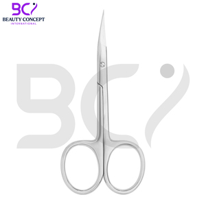 Tijeras para Cutículas de Acero Inoxidable para Manicura y Pedicura 2026, Color Plateado, con Logotipo Personalizado - Product Image 2