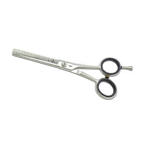 Tijeras de Entresacar de Acero al Carbono Afiladas de 6.5 Pulgadas, Tijeras de Peluquería de Textura Premium para Salón, Corte de Cabello para Hombres, Mujeres y Niños - Product Image 4