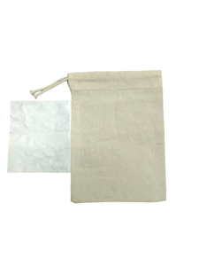 เป็นมิตรกับสิ่งแวดล้อมกระเป๋าผ้าฝ้าย Tyvek 100% ใช้ซ้ำได้เป็นมิตรต่อสิ่งแวดล้อมหูรูดแบบยั่งยืนนำมาใช้ใหม่ - Product Image 6