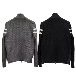 แจ็กเก็ตขนเป็ดแบบหนาสำหรับผู้ชายเสื้อแจ็กเก็ตขนเป็ดแบบหนาสำหรับใส่กลางแจ้งสีดำ - Product Image 2