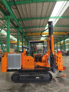 Mesin Pemancang Tiang Hidrolik Tenaga Surya Fotovoltaik TZ536 Crawler Kecil dengan Rotasi 360 Derajat dan Efisiensi Tinggi - Product Image 3