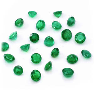 Natural Zambian Emerald Calibrated <b>Round</b> 3mm 3.5mm AAA Grade Loose Gemstone IGI Certified Variety <b>Cushion</b> Heart Marquise Shapes - Product Image 4