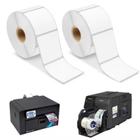 C6500 Fabricant d'étiquettes vierges Autocollant adhésif étanche pour bouteilles Autocollant pour étiquettes en papier à jet d'encre