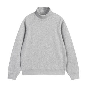 Sweat-shirt à col montant à manches longues ample et épais en polaire doux pour la peau pour homme, automne-hiver, style western - Product Image 3