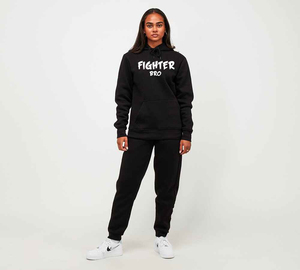 Conjunto de dos piezas, Top con capucha, pantalones de chándal, chaqueta con cremallera, Sudadera con capucha, cintura elástica, pantalones con cordón, joggers de chándal, - Product Image 2