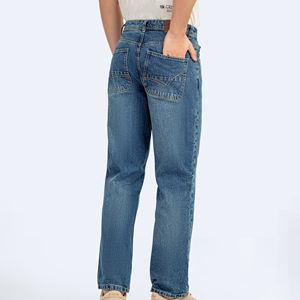 Pantalones Vaqueros Clásicos de Pierna Recta para Hombre a Precio Económico, Última Moda en Pantalones Vaqueros, Atuendos Casuales, Nuevo Diseño - Product Image 4