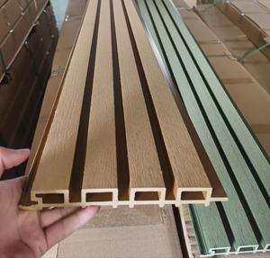 Rivestimento della parete Wpc esterno esterno esterno composito Wpc rivestimento della parete esterno esterno rivestimento della parete di legno esterno rivestimento della parete - Product Image 4