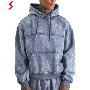 Survêtement pour homme en tissu lourd de qualité supérieure, imprimé sur mesure, lavage à l'acide, respirant, durable, anti-rides - Product Image 4