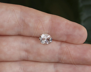 Goshenite อัญมณีสีขาวเบริลธรรมชาติตัดเป็นรูปวงรีอัญมณีหลวมเครื่องประดับผู้ผลิต jipur Morganite สีขาว - Product Image 3