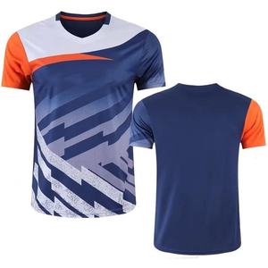 Ropa de tenis de alta calidad, camiseta de tenis de secado rápido para hombre y pantalones cortos, uniforme de tenis ligero y cómodo transpirable - Product Image 4