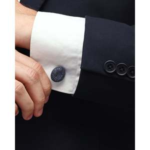 Celeste Diamond and Pearl Cufflinks Wedding Gift for <b>Men</b> - Product Image 1