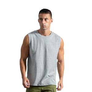 Vente en gros The Fitness coton lourd épaule large dos coeur hommes course nord Sport sans manches hommes débardeur visage t-shirt - Product Image 4