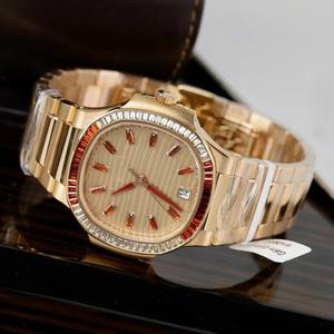 Reloj de pulsera de acero inoxidable chapado en plata con diamantes de moissanita VVS, totalmente cubierto de diamantes, estilo hip hop, para hombre y mujer - Product Image 1