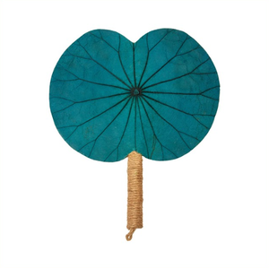 Éventail décoratif en lotus avec détails fins Idéal pour les expositions dans les musées et les boutiques de cadeaux - Product Image 4