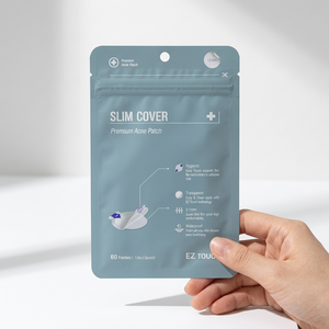 EZ Touch Slim Cover 12mm Patch anti-acné ultra-fin - Patch hydrocolloïde invisible ultra-mince - Fabriqué en Corée - Product Image 1