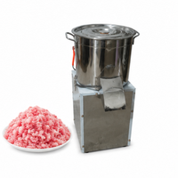 Automatische restaurantmachine voor het malen, hakken en vermalen van fruit, groenten, vlees, gember en knoflook; hoge efficiëntie, voedselveilig.