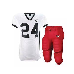 2025 gros uniforme d'équipe de football européenne séchage rapide maillot brodé court uniforme américain ensemble respirant Sublimation - Product Image 4