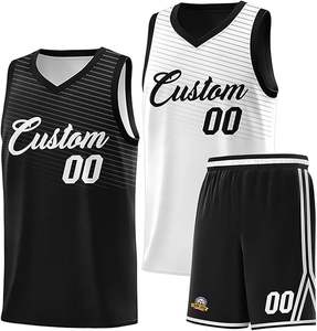 Nouveauté, uniforme de basket-ball de qualité supérieure pour hommes, maillot à manches courtes de conception OEM, uniforme de basket-ball pour hommes à vendre - Product Image 6