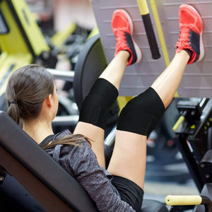 Venta Directa de Fábrica, Rodilleras de Neopreno Personalizadas, Transpirables, Antideslizantes, de Protección, para Hombres y Unisex, para Levantamiento de Pesas, Gimnasio, Ropa Deportiva - Product Image 6