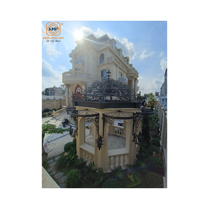 ศาลาสวนเหล็กหล่อประกอบง่าย ทนทาน ป้องกันสภาพอากาศ เป็นมิตรกับสิ่งแวดล้อม ตกแต่งสวยงาม 1 ชุด - Product Image 2