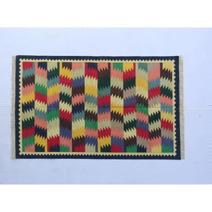 Alfombras de salón de gran tamaño indias hechas a mano, alfombras geométricas lavables de calidad superior, hechas a mano indias - Product Image 1