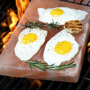 Meilleure vente de qualité supérieure écologique rose de l'Himalaya lampe à sel sculptée décorative artisanat naturel en vrac cuisine barbecue dalle carreaux - Product Image 3