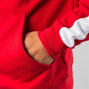 Men's Regular Sleeves Sportswear Hoodies Pullover Hooded Sweatshirts Autumn Winter Polyester/Cotton Embroidered <b>Plain</b> Dyed Loose - Product Image 6
