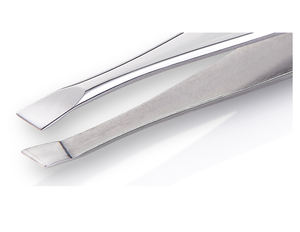 Nghia meilleur vendeur T-07 acier inoxydable sourcil pince à épiler haute qualité pointe oblique conception précis sourcils manucure pédicure ensemble Gel - Product Image 4