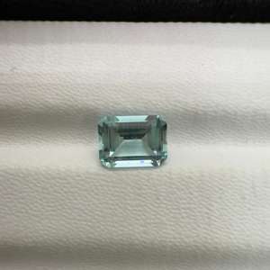 Ceilán Natural azul claro aguamarina Esmeralda corte piedra preciosa suelta para la fabricación de joyas Mineral sin calentar - Product Image 3