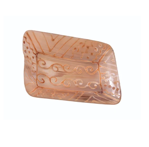 Bandeja de servicio de cuerno de búfalo genuino del fabricante ecológico Bandeja hecha de cuerno real con logotipo personalizado - Product Image 5