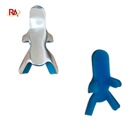 Attelle de protection pour doigts en alliage d'aluminium pour la rééducation et la correction des fractures des doigts.