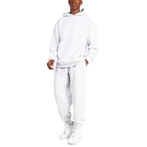 Survêtements surdimensionnés à manches longues personnalisés pour hommes pour l'hiver Ensemble respirant avec col à capuche Technique imprimée Marque privée - Product Image 1