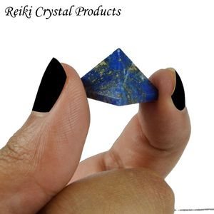 Pyramide en Lapis Lazuli Naturel 10-15 mm pour la Sagesse, la Clarté et la Force Intérieure - Product Image 2